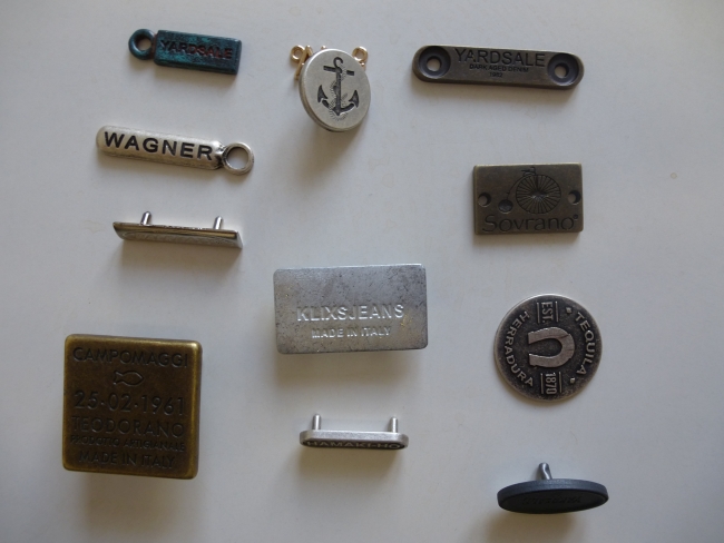 Metall Metalletiketten
